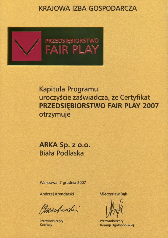 Fair Play 2007